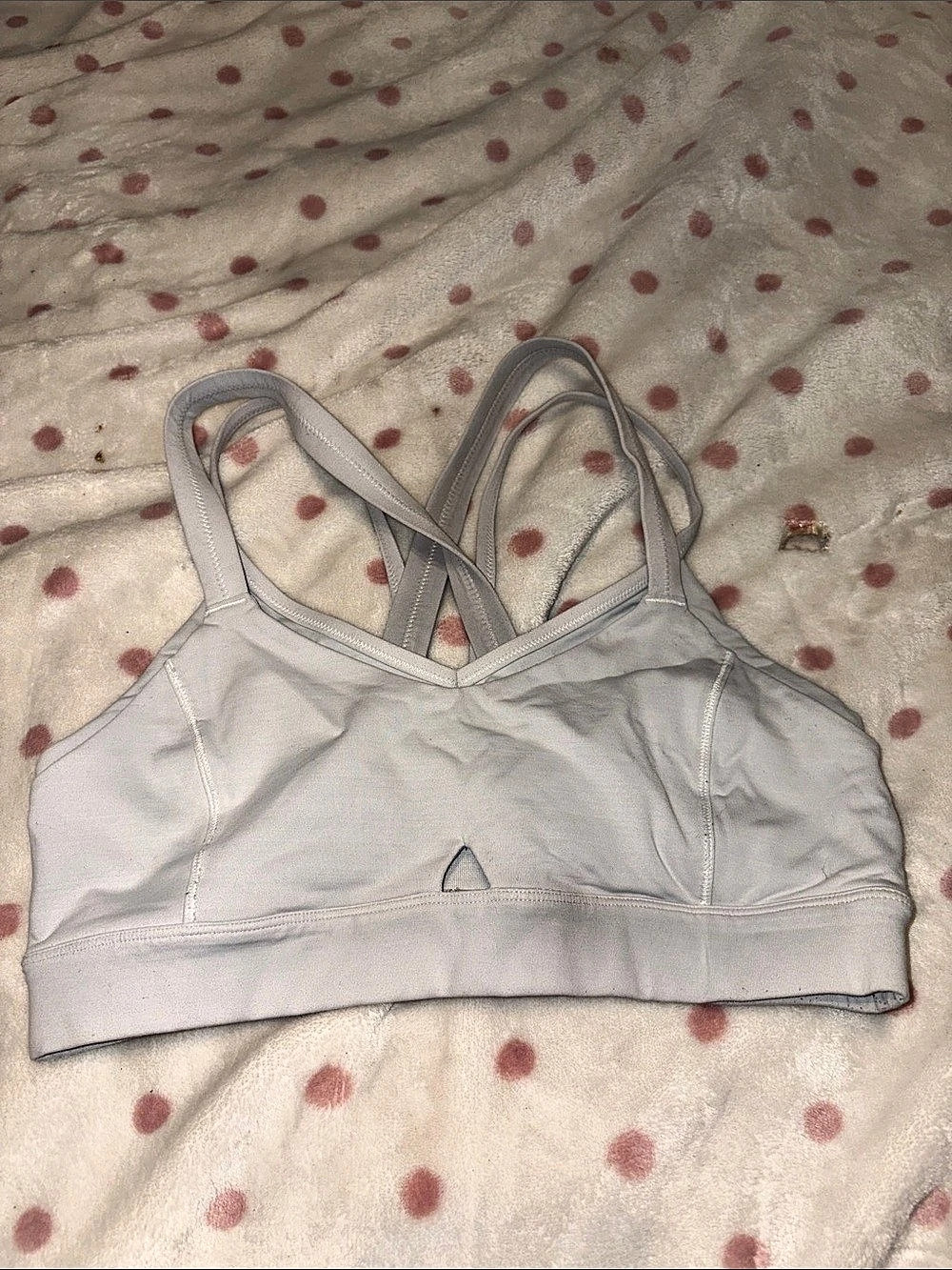 lululemon Free to Be Wild Bra Women's Strappy Sports Bra off white
